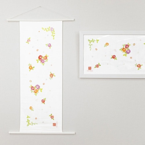 タオル ガーゼ 手ぬぐい 35×90cm 椿