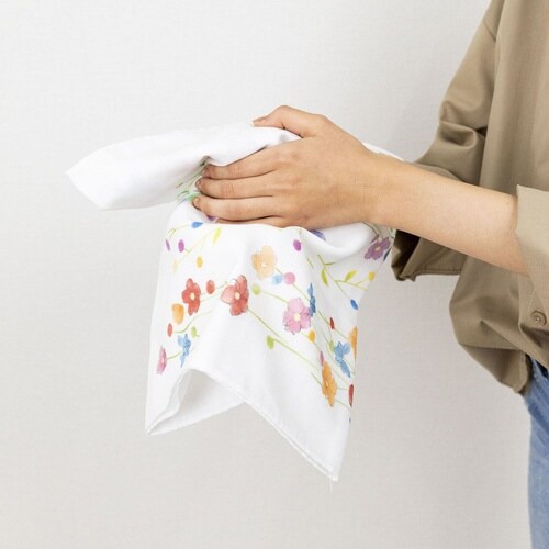 タオル ガーゼ 手ぬぐい 35×90cm 野花