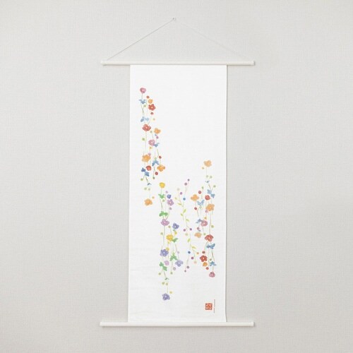 タオル ガーゼ 手ぬぐい 35×90cm 野花