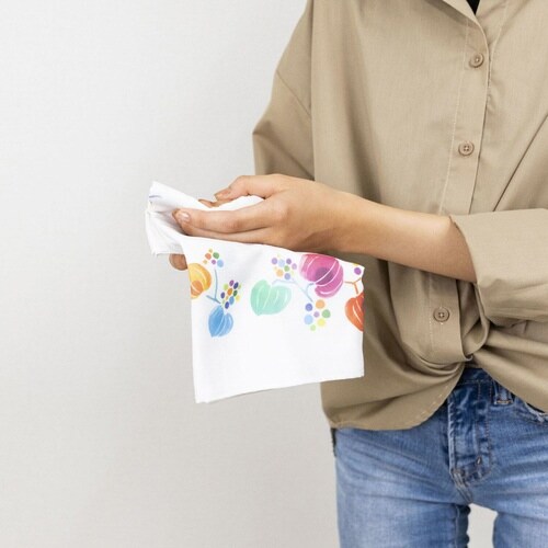 タオル ガーゼ 手ぬぐい 35×90cm ほおずき