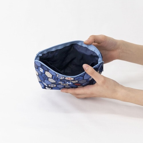 ポーチ オーガニックコットン 100% 六角