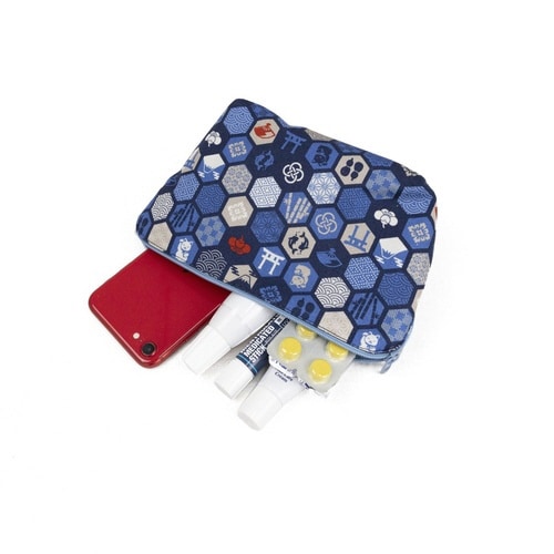 ポーチ オーガニックコットン 100% 六角