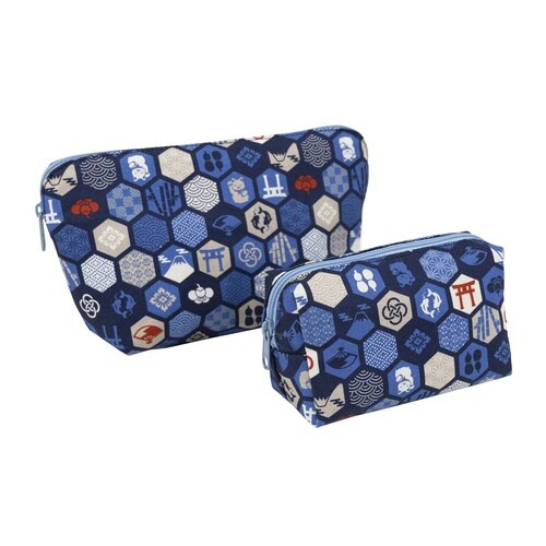 ポーチ オーガニックコットン 100% 六角