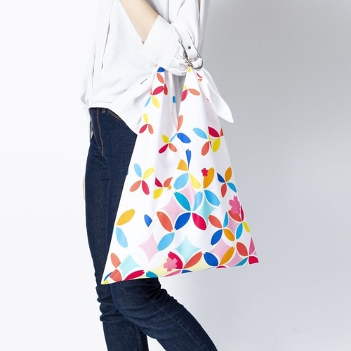 エコバッグ あずまトート 花霞み 七宝桜 七宝桜