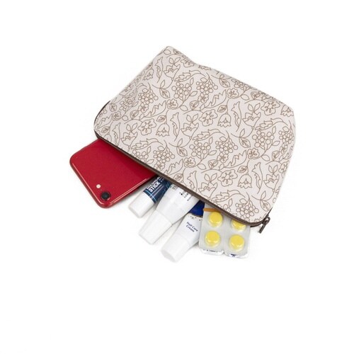 ポーチ オーガニックコットン 100% スケッチ