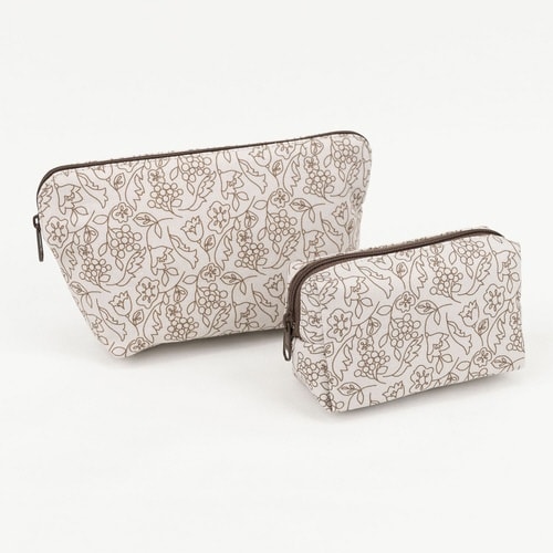 ポーチ オーガニックコットン 100% スケッチ