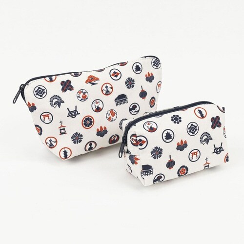 ポーチ オーガニックコットン 100% 祭