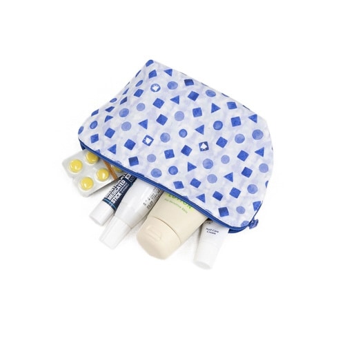 ポーチ オーガニックコットン 100% かくれ千鳥