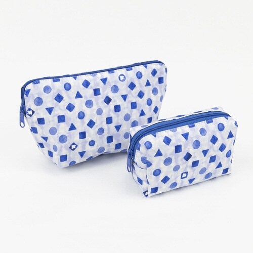 ポーチ オーガニックコットン 100% かくれ千鳥