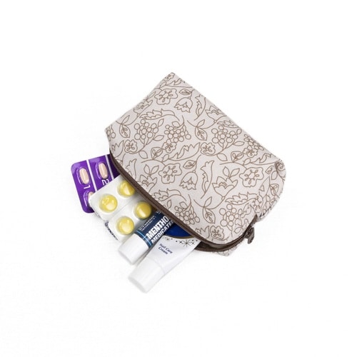 ポーチ オーガニックコットン 100% スケッチ