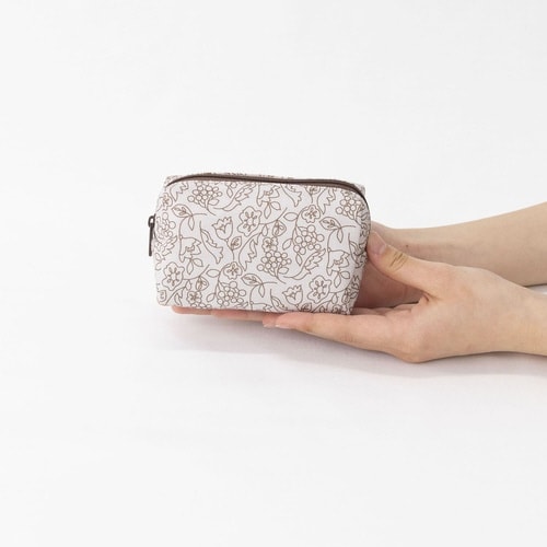 ポーチ オーガニックコットン 100% スケッチ