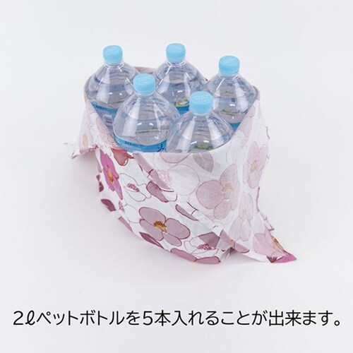 エコバッグ あずまトート 花柄 薄紅椿
