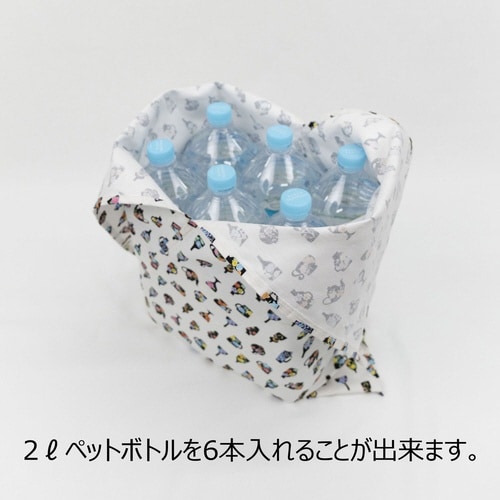 エコバッグ あずまトート 小柄 かくれ千鳥 うつわ