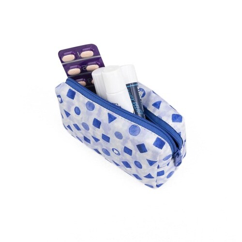 ポーチ オーガニックコットン 100% かくれ千鳥