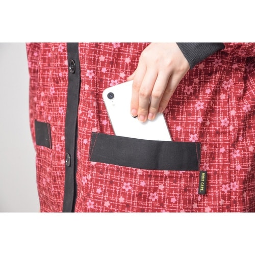 エプロン 赤 LLサイズ×3Lサイズ