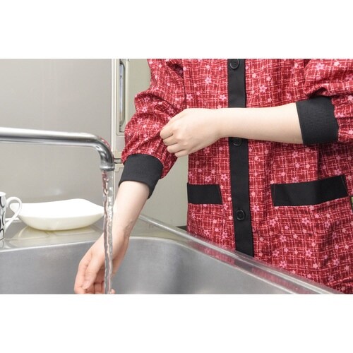 エプロン 赤 LLサイズ×3Lサイズ