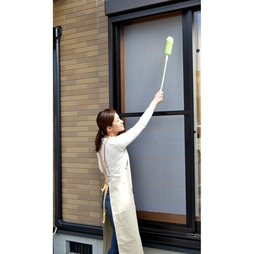 網戸ブラシ 取替え式 あみ戸びっクリーン グリーン