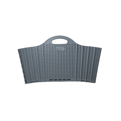 折りたためる ランドリーバスケット 20L グレー