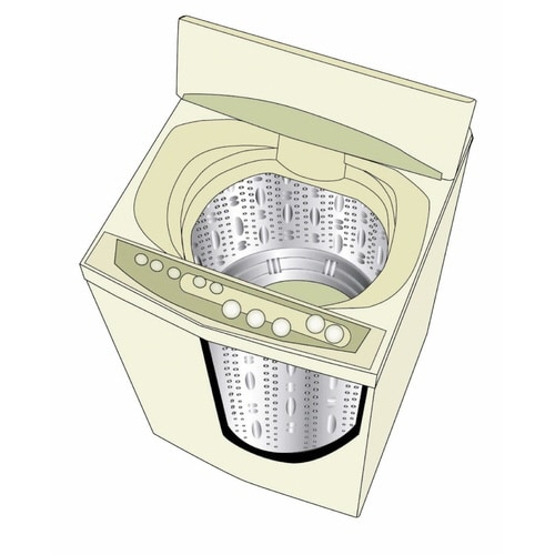 洗濯槽クリーナー 2包入 洗濯槽快 ネットつき