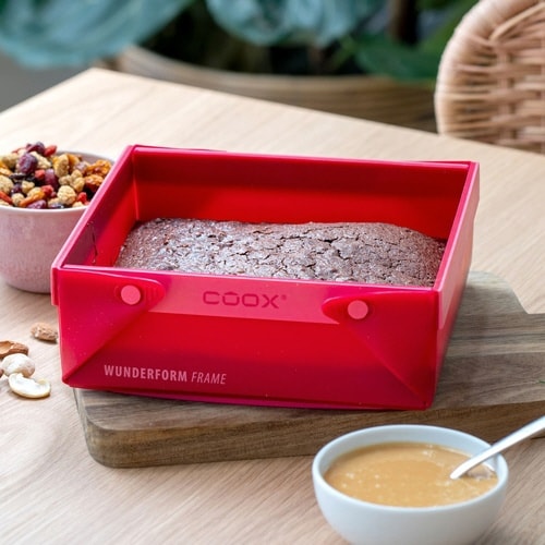 ケーキ型 coox 洗いやすい レッド
