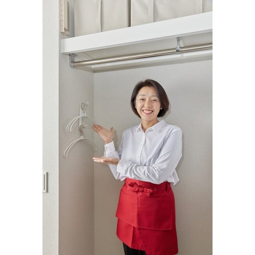 ハンガー収納 ホワイト