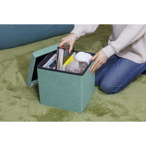 収納ボックス Storage Stool グリーン