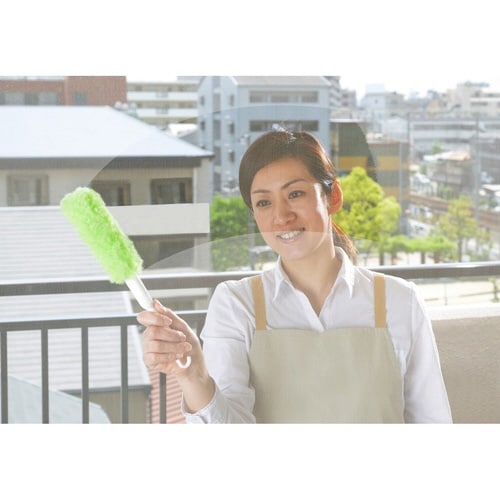 網戸ブラシ 取替え式 あみ戸びっクリーン グリーン