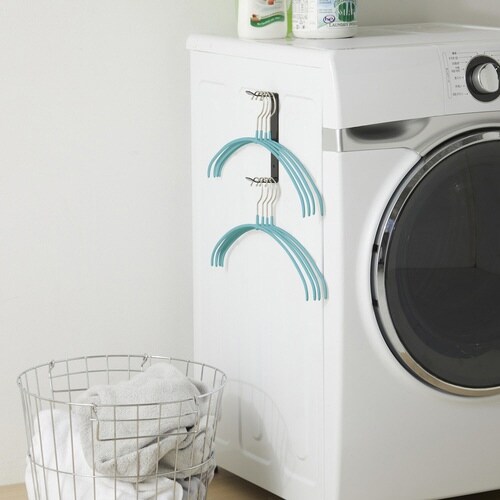 ハンガー収納 ブラック