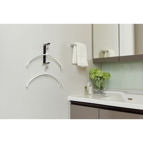 ハンガー収納 ブラック