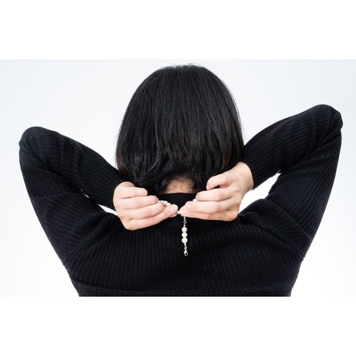 ネックレス スマートファスナーネックレス ホワイト