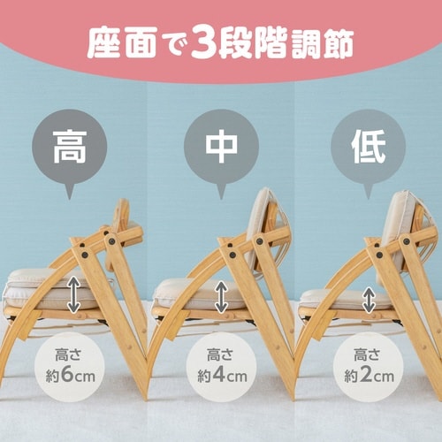 高さ調節クッション ベビーチェア クッション 撥水