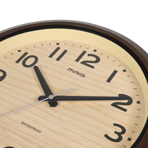 掛け時計 モク 防水 防塵 直径32cm