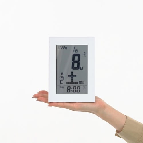 置き掛け時計 MAG 電波日めくりカレンダー ノイ