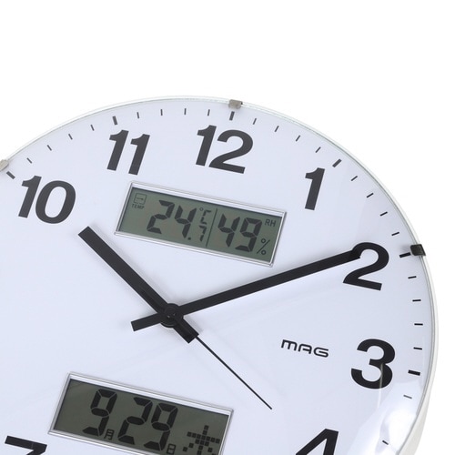 デジアナ掛時計 MAG ダブルラウンダー