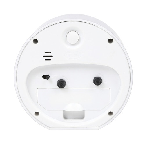 目覚まし時計 ルント 電池式 ホワイト