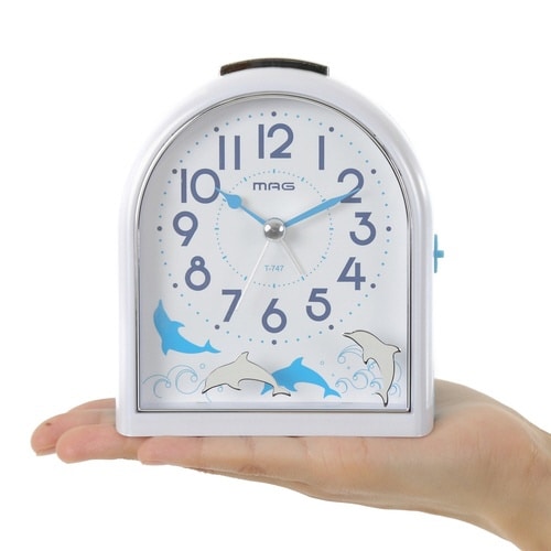 目覚まし時計 動物 ミグレイト 置き時計 イルカ
