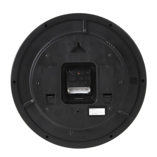 掛け時計 電波時計 直径30cm 自動点灯 灯