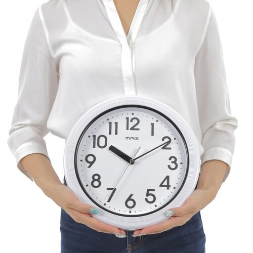 掛け時計 プラデガード 直径27.8cm 防水