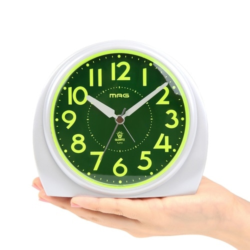 目覚まし時計 あけぼの 置き時計 ライト付き