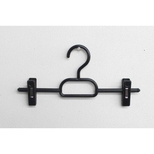 衣類ハンガー ボトムハンガー 5本組 ブラック