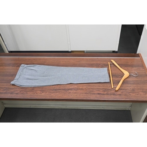 ハンガー 木製ハンガー 5本組 クリア