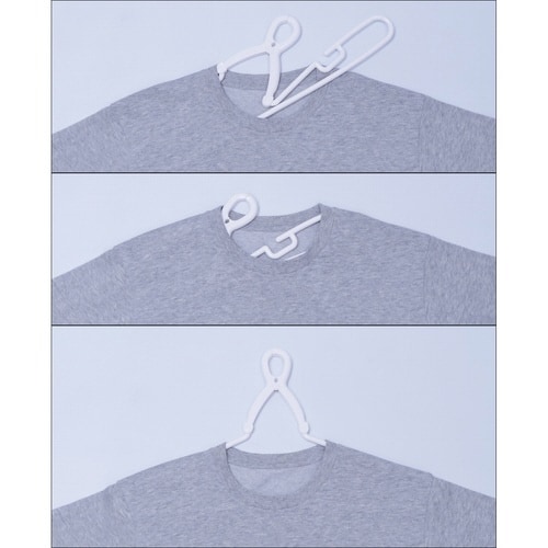 洗濯ハンガー グリップハンガー 3本組 アライール