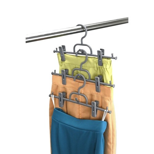 ハンガー ボトムハンガー連結式 ロックグレー