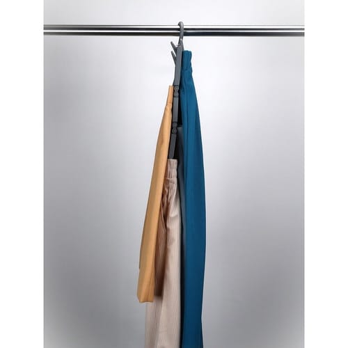 ハンガー スカートすっきり4段 ロックグレー