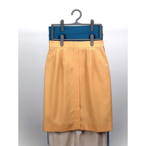 ハンガー スカートすっきり4段 ロックグレー