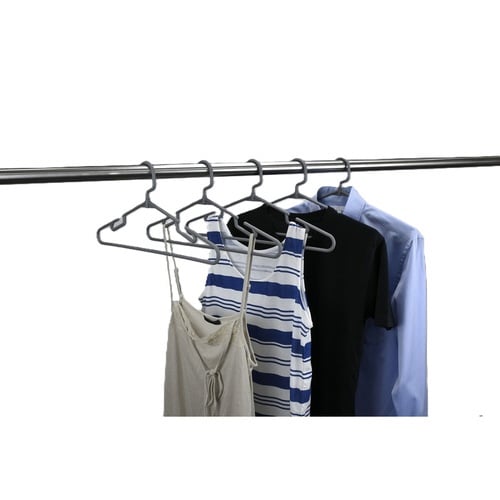 ハンガー ラウンドハンガー 5本組 ロックグレー