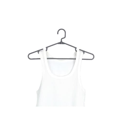 ハンガー ラウンドハンガー 5本組 ロックグレー