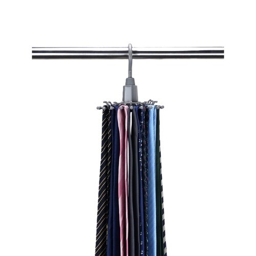 ハンガー ネクタイストッパー20 ロックグレー