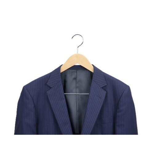 ハンガー 木製ハンガー クリップ付 5本組 クリア