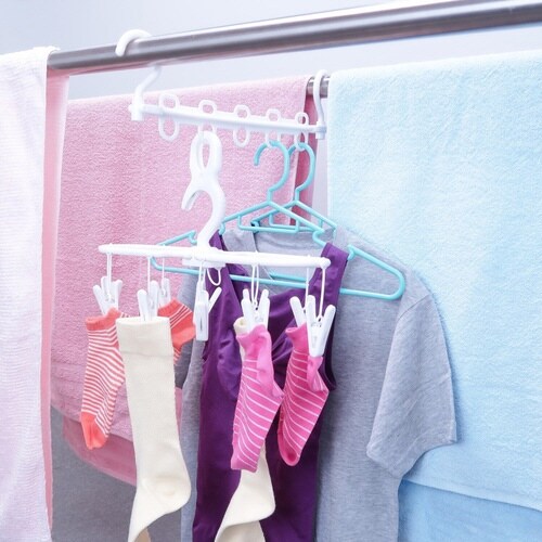 洗濯ハンガー 2本組 アライール リレーハンガー